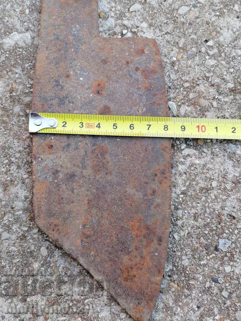 Old forged saber, ax, pole, blade, wrought iron - 7 Old forged saber, ax, pole, blade, wrought iron - 7