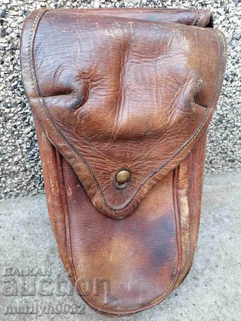 Army leather saddle bags palladium pallaca
