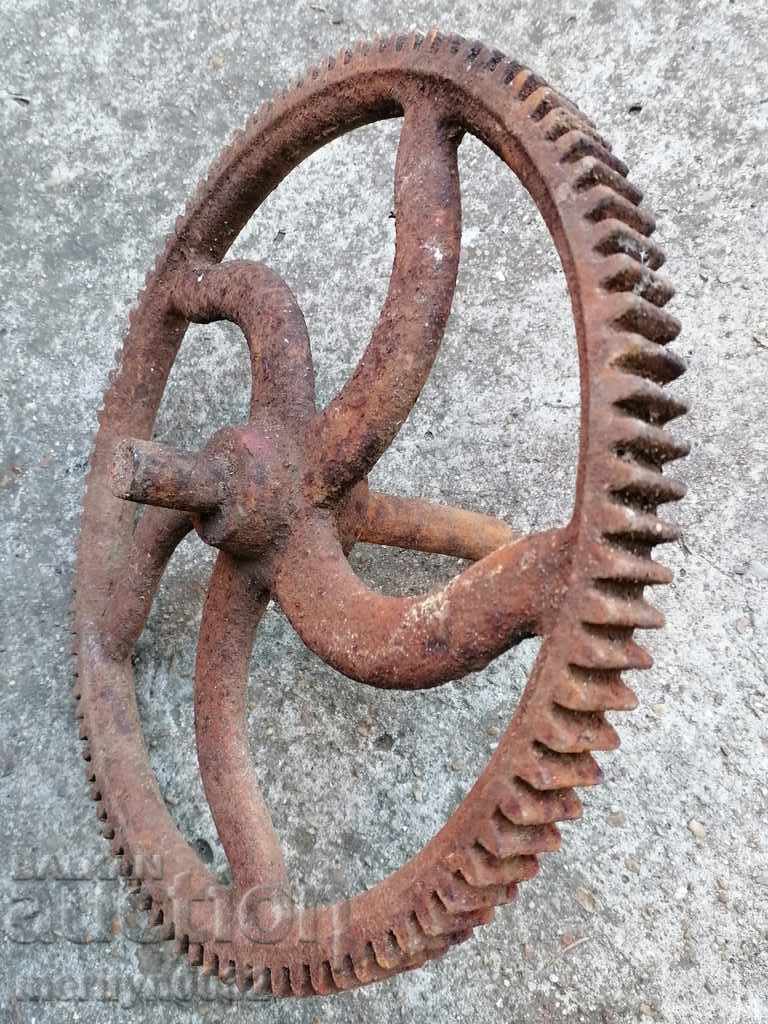 Auction  Gear from a wrought iron manufactory reducer