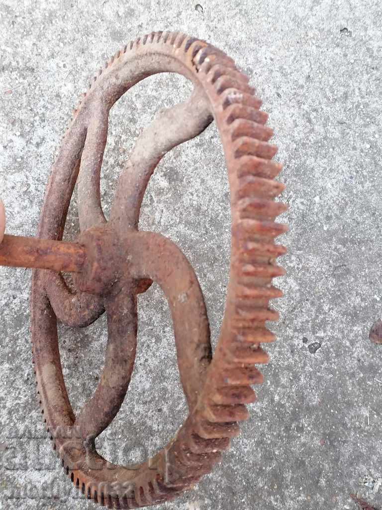 Gear from a wrought iron manufactory reducer - 7