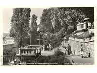 Old postcard - Varna, The stairs to the bathrooms