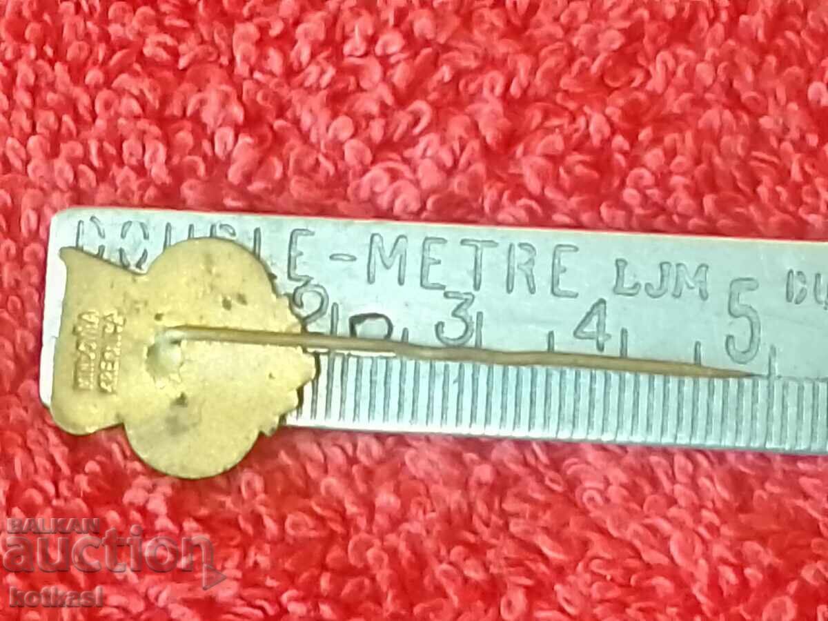Old sports metal brooch pin badge Czechoslovakia with price 3.50 BGN | € 1.79 Old sports metal brooch pin badge Czechoslovakia with price 3.50 BGN | € 1.79