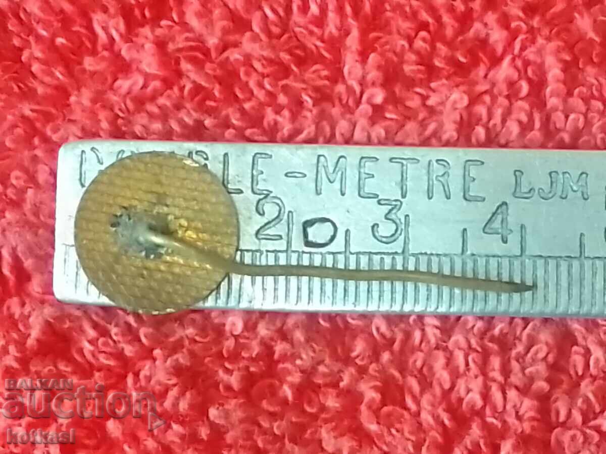 Delivery of Old badge bronze pin enamel OS of BSFS Tolbukhin Delivery of Old badge bronze pin enamel OS of BSFS Tolbukhin