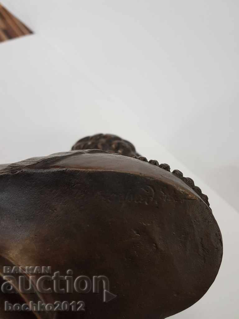 Rare bronze bust of Mikhail Kutuzov-Russia-20th century - 6