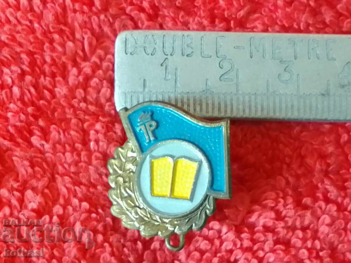 Old GDR Germany bronze enamel badge Old GDR Germany bronze enamel badge