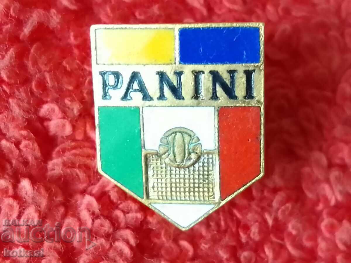 Sports badge enamel Italy PANINI PANINI excellent - 5 Sports badge enamel Italy PANINI PANINI excellent - 5