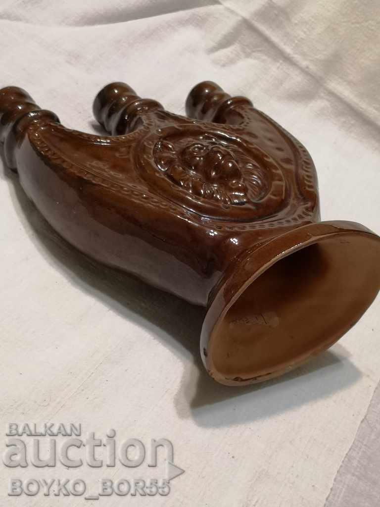 Unique Large Triple Candlestick with Lion Heads - 5