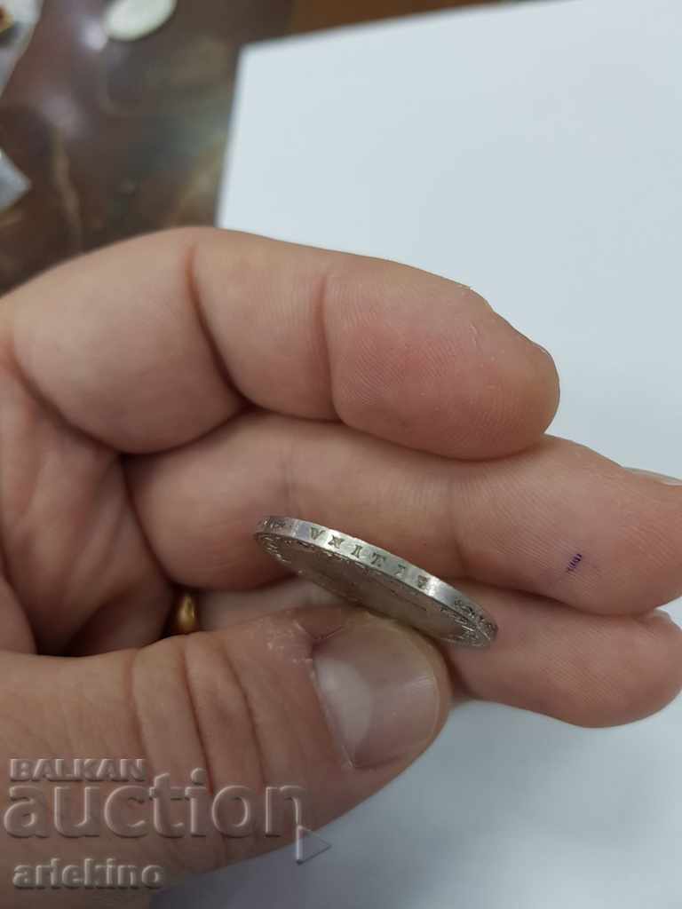 UNC quality Austrian silver coin 1 FL 1860 - 7 UNC quality Austrian silver coin 1 FL 1860 - 7