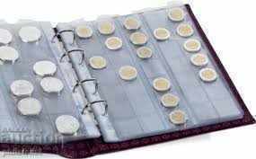 Auction Leuchtturm Optima-27 sheets 35 coins up to 27 mm /op.5 pcs/ Auction Leuchtturm Optima-27 sheets 35 coins up to 27 mm /op.5 pcs/