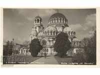 Old postcard - Sofia, Al. Nevski Church