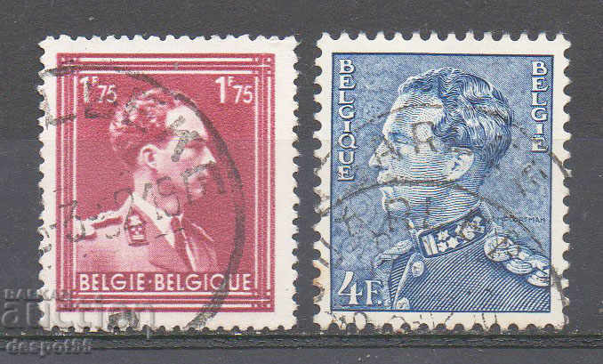 1950. Белгия. Крал Леополд - Нови стойности.
