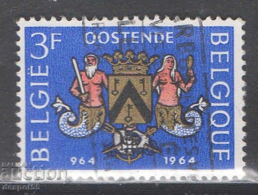1964. Belgium. 1000 years of the town of Ostend.