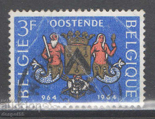 1964. Belgium. 1000 years of the town of Ostend.