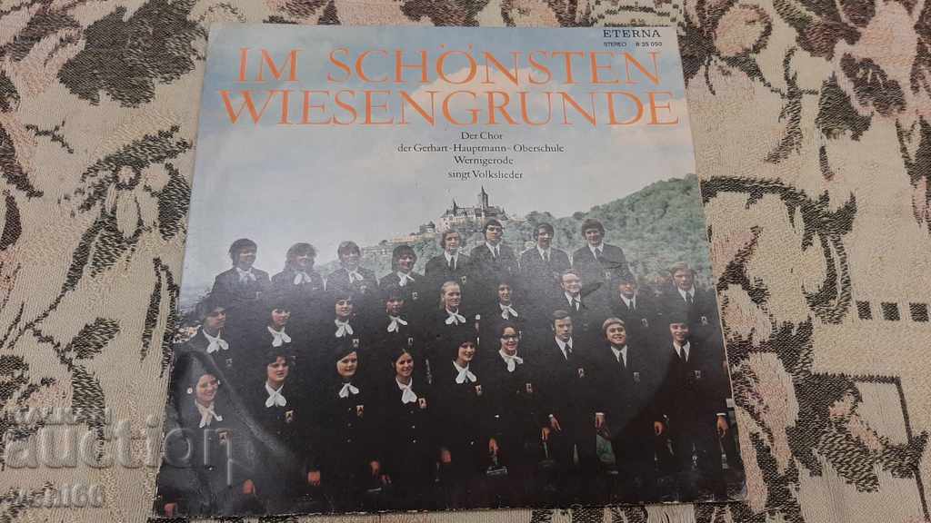 Gramophone record - Folk choir by Gerhart Haupmann