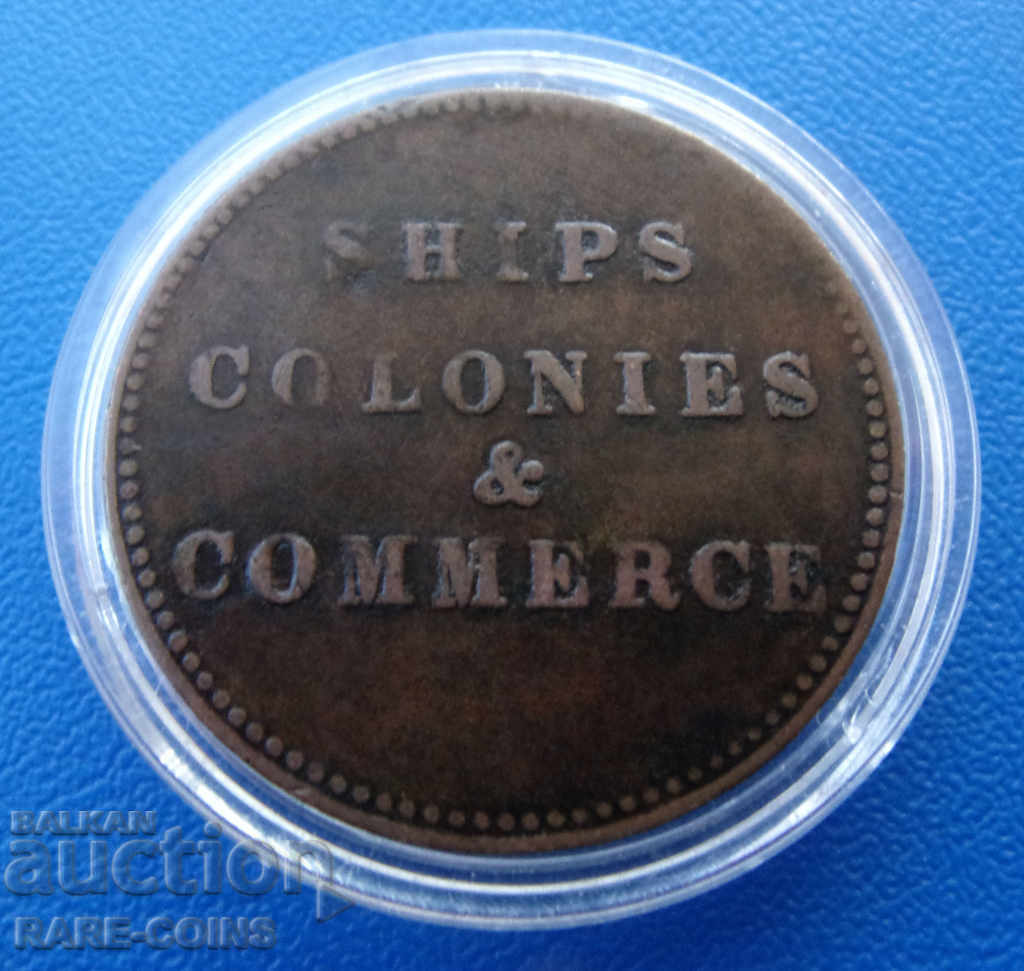 Prince Edward Island 1 Cent 1854 Σπάνιο πρωτότυπο με τιμή € 23.01 | 45.00 BGN