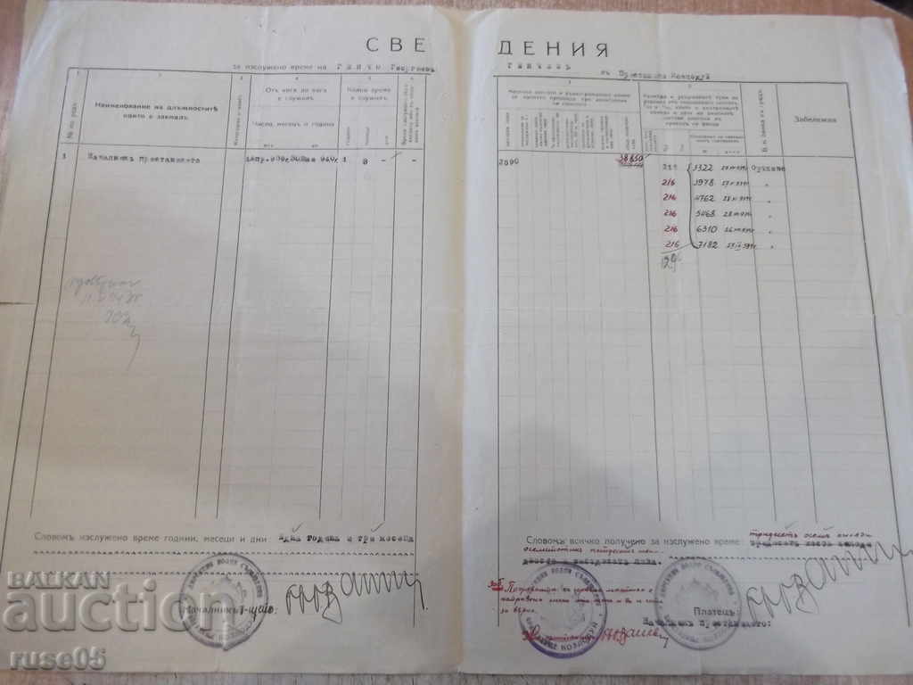 Certificate of Kozloduy. port management.-12.10.1941 with price 5.00 BGN | € 2.56 Certificate of Kozloduy. port management.-12.10.1941 with price 5.00 BGN | € 2.56