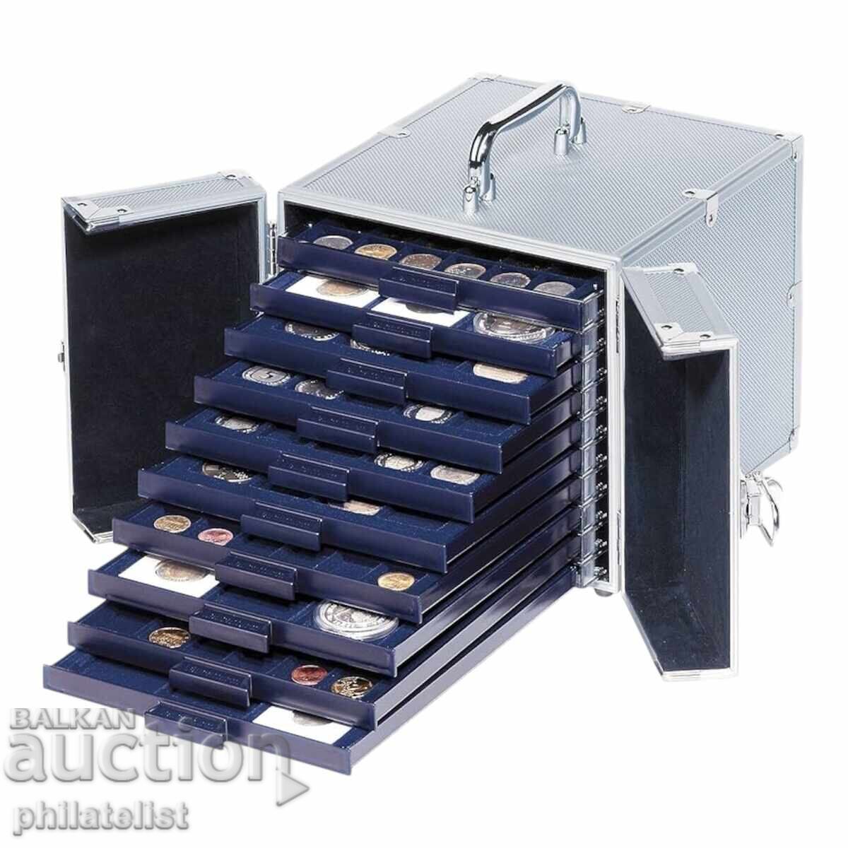 Leuchtturm MBS aluminum case for 10 boxes 20x25 cm Leuchtturm MBS aluminum case for 10 boxes 20x25 cm