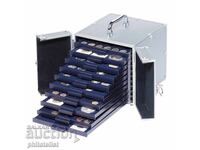 Leuchtturm MBS αλουμινένια βαλίτσα για 10 κουτιά 20x25 cm