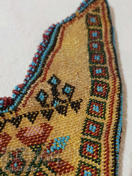19th Century Hand Embroidery Beads for Making Home Slippers - 5 19th Century Hand Embroidery Beads for Making Home Slippers - 5