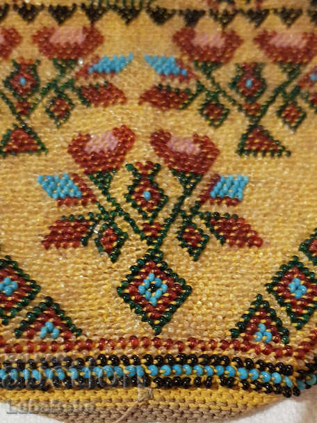 19th Century Hand Embroidery Beads for Making Home Slippers - 6 19th Century Hand Embroidery Beads for Making Home Slippers - 6