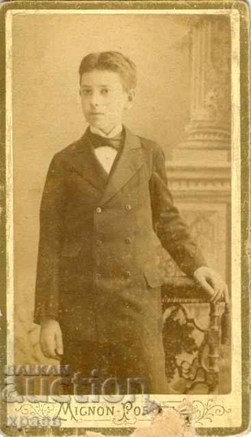 OLD PHOTOGRAPHY - CARDBOARD - HADJOLIAN - VARNA - MINI 020 OLD PHOTOGRAPHY - CARDBOARD - HADJOLIAN - VARNA - MINI 020