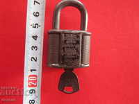 Great German padlock with key marked