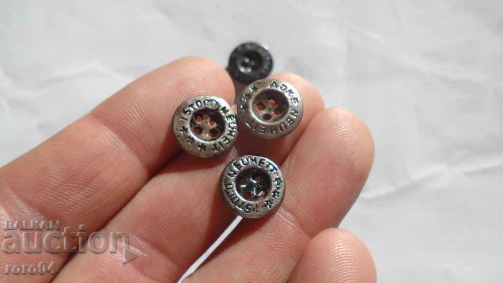 NAZI BUTTONS - WW II - 5 NAZI BUTTONS - WW II - 5