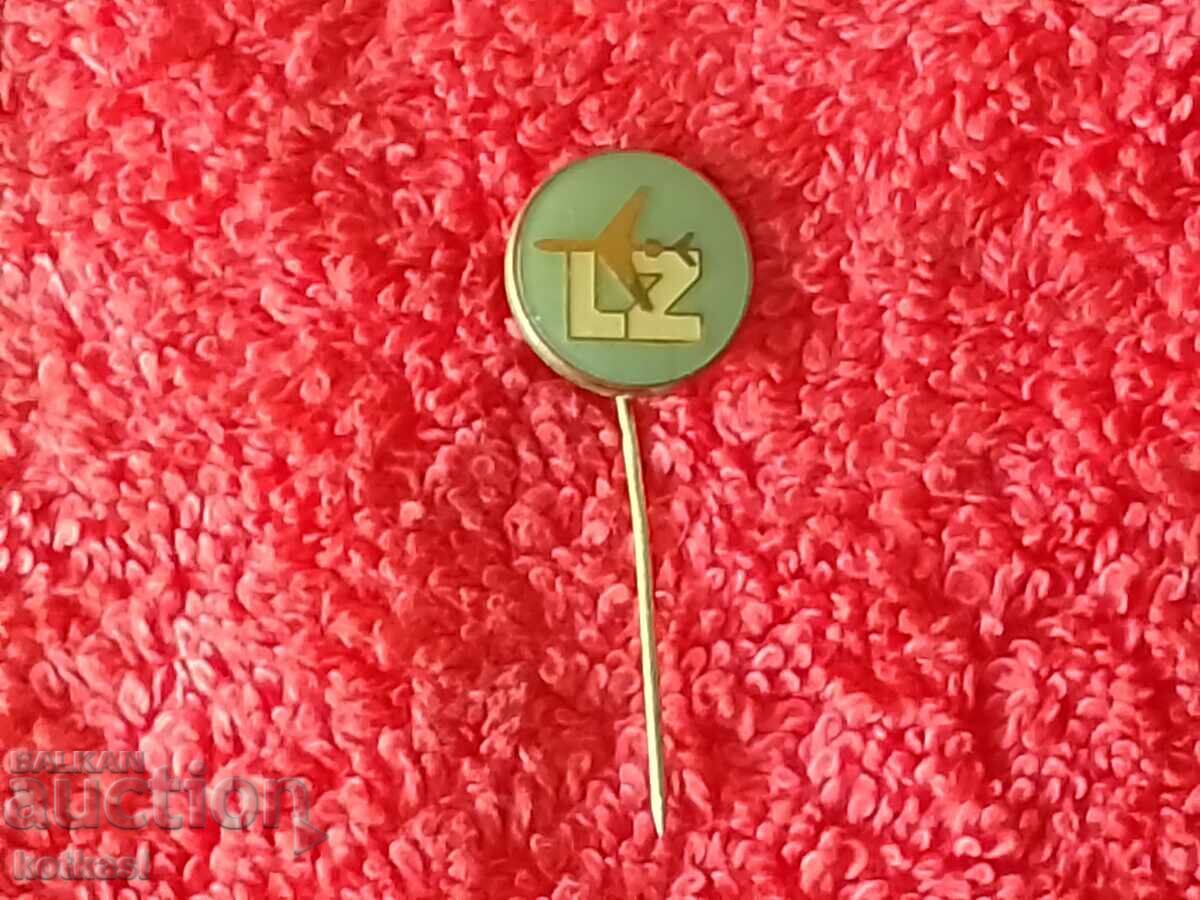 Auction Old social badge bronze pin aviation Balkan Auction Old social badge bronze pin aviation Balkan