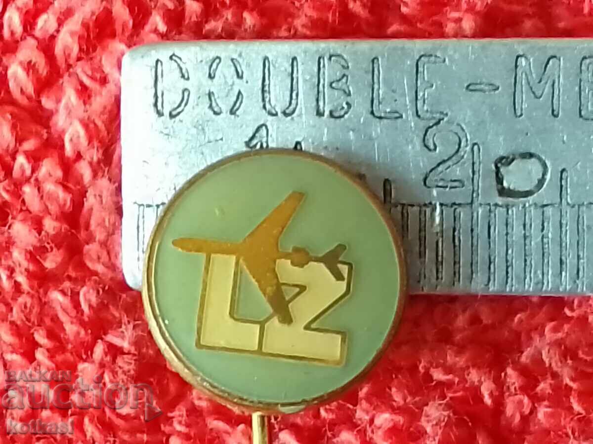 Old social badge bronze pin aviation Balkan Old social badge bronze pin aviation Balkan