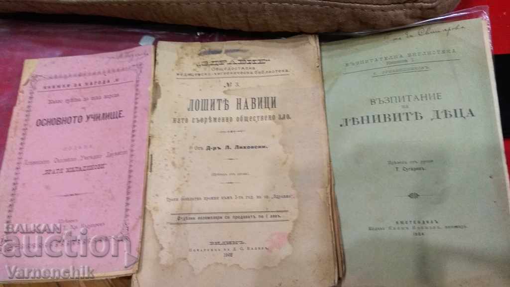 Lot de cărți educaționale 1902, 1902, 1904. preț pentru toate 100 l