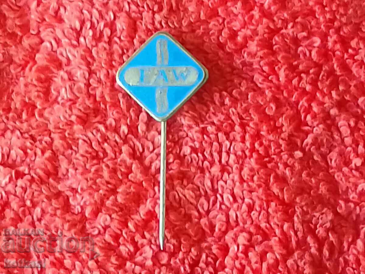 Auction Old FAW pin badge Auction Old FAW pin badge