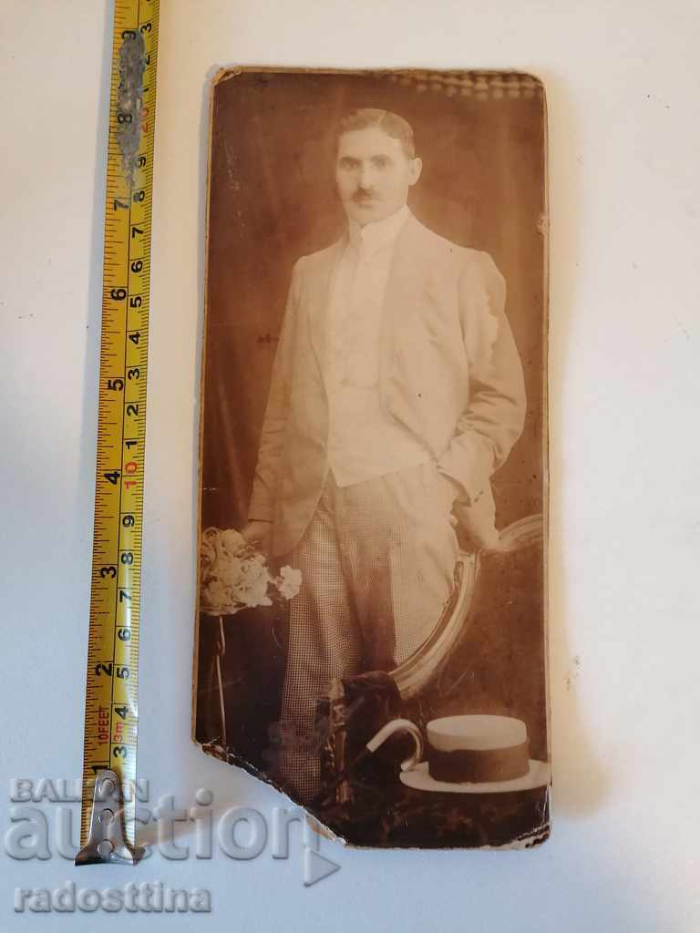 Photo cardboard photographer Varna 1918