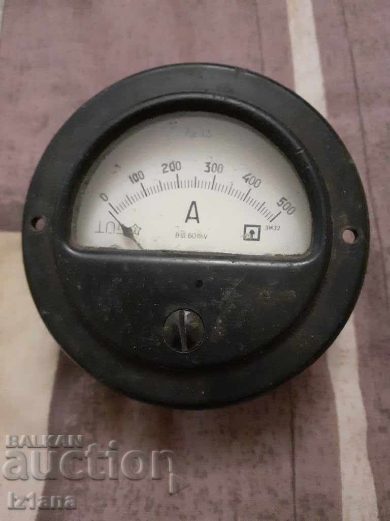 Old measuring system, measuring instrument, ammeter with price 40.00 BGN | € 20.45