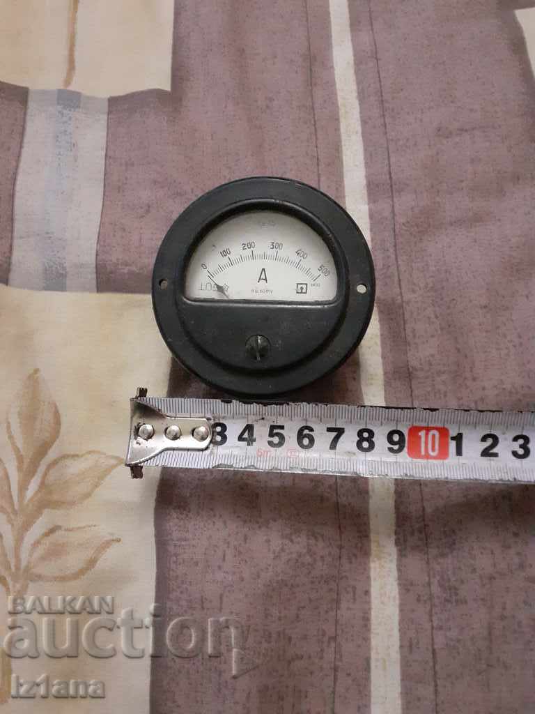 Auction  Old measuring system, measuring instrument, ammeter