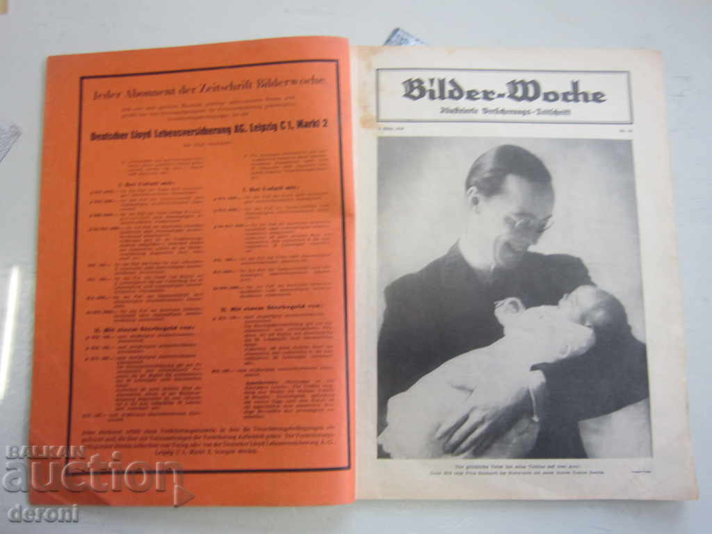 Auction German magazine book 3 Reich 1938 Auction German magazine book 3 Reich 1938