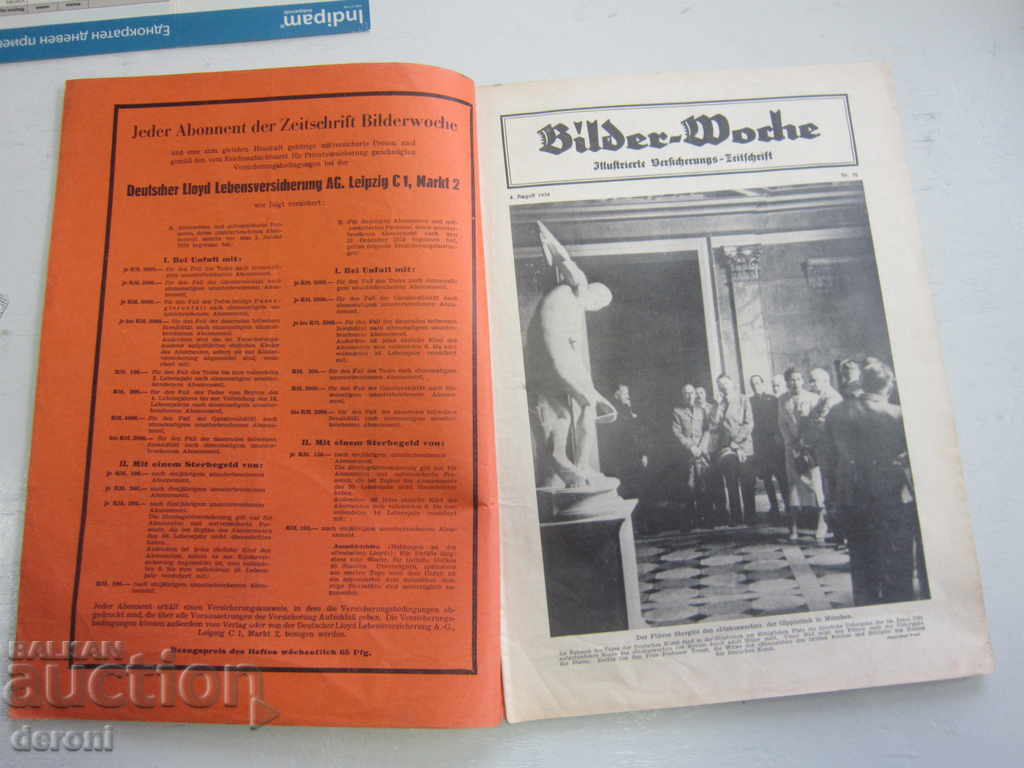 Auction German magazine book 3 Reich 1938 3 Auction German magazine book 3 Reich 1938 3