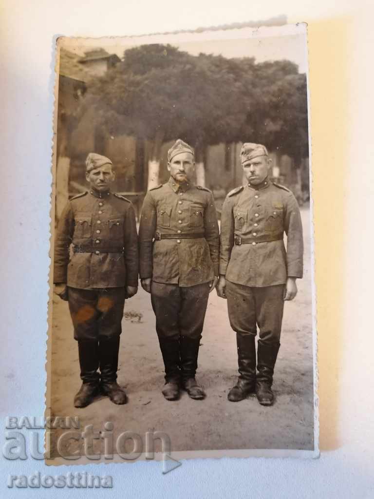 Παλιά φωτογραφία στρατιώτες Φωτογραφία Φωτογραφία Zashev Sofia