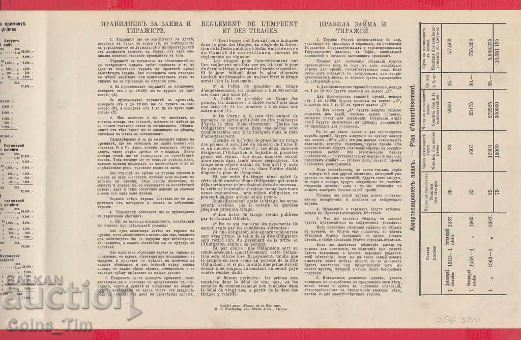 256330/1912 - BOND Bulgarian Red Cross with price 7.00 BGN | € 3.58 256330/1912 - BOND Bulgarian Red Cross with price 7.00 BGN | € 3.58