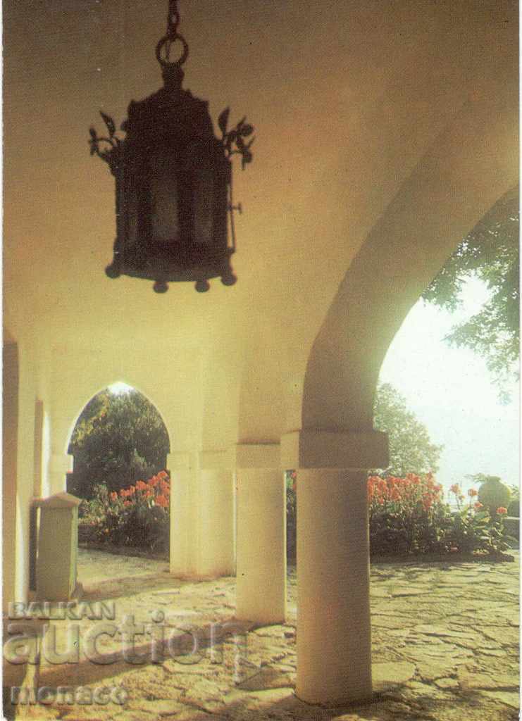 Old postcard - Balchik, Palace - villa "Obzor"