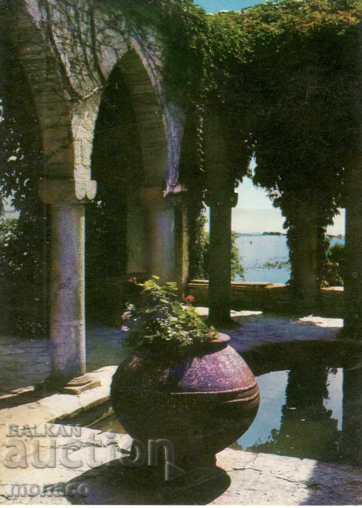 Old postcard - Balchik, Corner of the palace