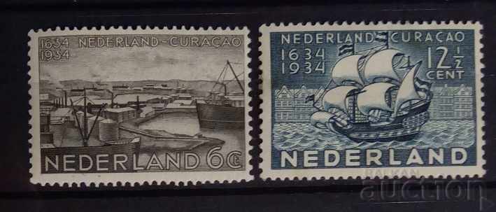 The Netherlands 1934 Anniversary of Curacao / Ships MH