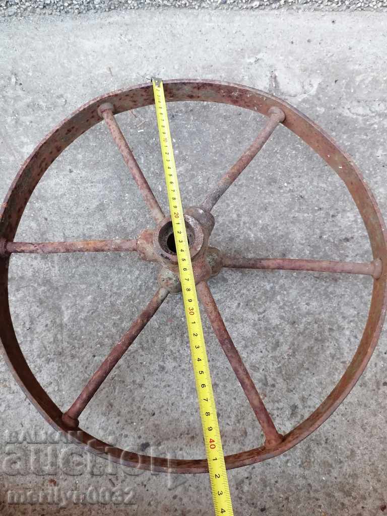 A pair of forged iron wheels with price 65.00 BGN | € 33.23 A pair of forged iron wheels with price 65.00 BGN | € 33.23