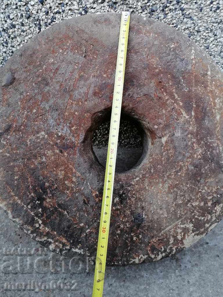 Antique stone sharpener stone disc for interior - 7 Antique stone sharpener stone disc for interior - 7