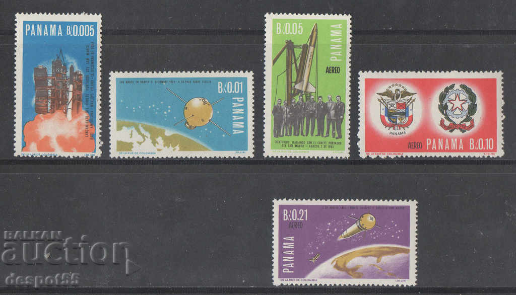 1966. Panama. Italian contribution to space research