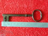 Old large metal iron forged key