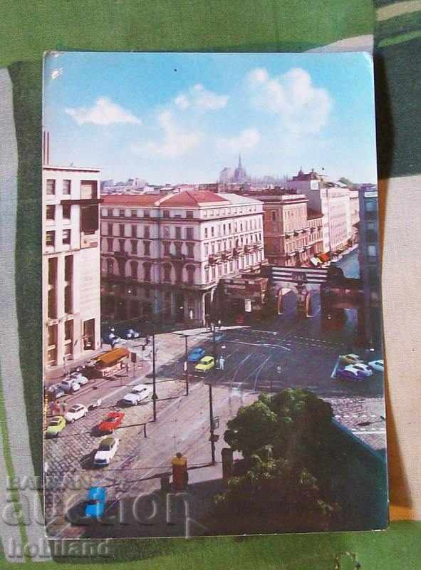 Милано 1969г.- пощенска картичка