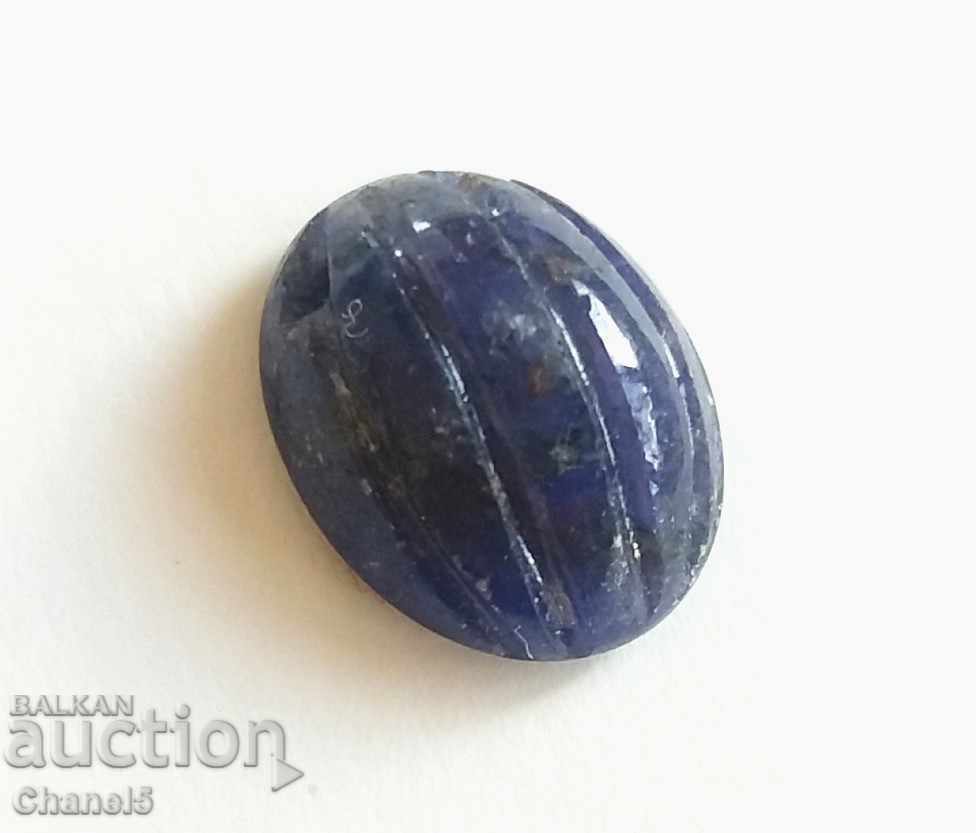 NATURAL SAPPHIRE - ENGRAVED, MUSSEL - 4.10 carats (316) with price 29.90 BGN | € 15.29 NATURAL SAPPHIRE - ENGRAVED, MUSSEL - 4.10 carats (316) with price 29.90 BGN | € 15.29
