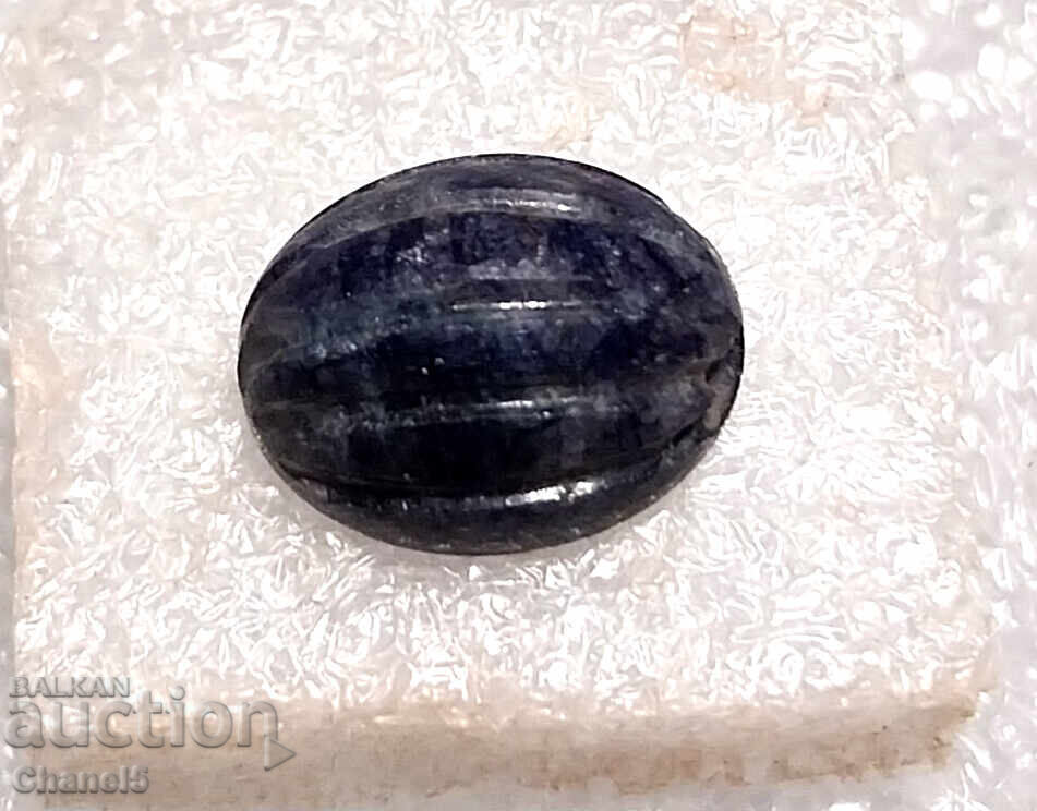 NATURAL SAPPHIRE - ENGRAVED, MUSSEL - 4.10 carats (316) - 5 NATURAL SAPPHIRE - ENGRAVED, MUSSEL - 4.10 carats (316) - 5