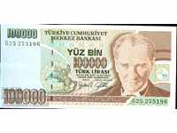 TURKEY TURKEY 100000 100 000 Lire1970 - 1997 G UNC SERIES