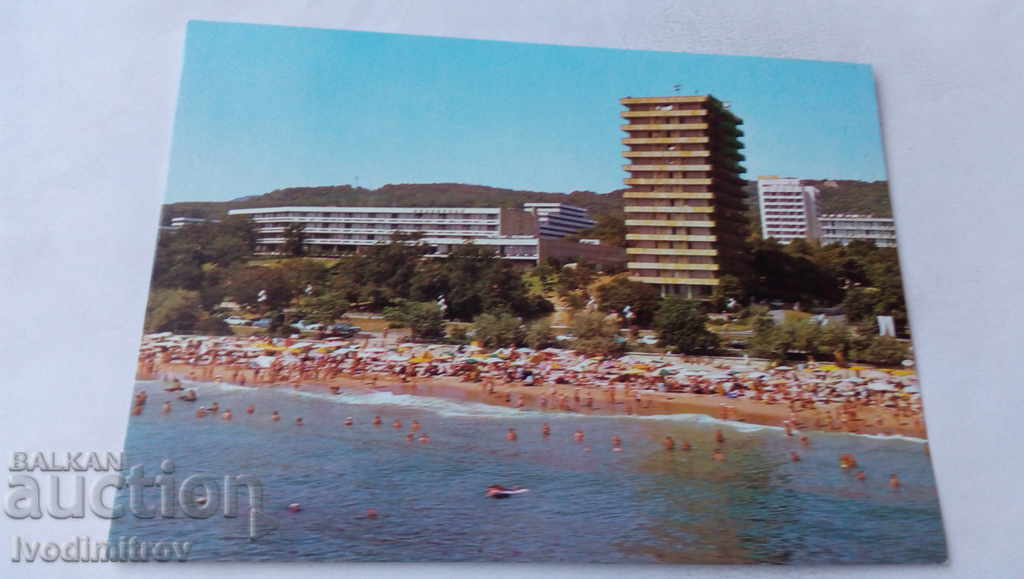 Пощенска картичка Златни пясъци 1982
